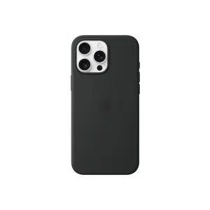 Coque iPhone 16 Pro Max Noir MagSafe silicone