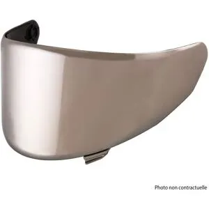 Ecran casque KYT R2R Iridium chromé