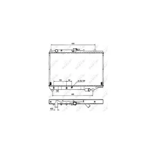 NRF B.V. Radiateur moteur (Ref: 506521)