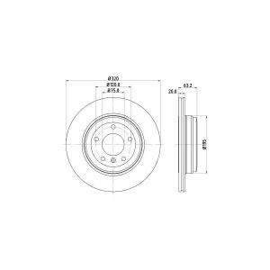 Disque De Frein Hella 8dd355128121 Bmw