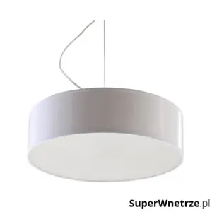 Suspension Pvc Blanc E27 2 Arena