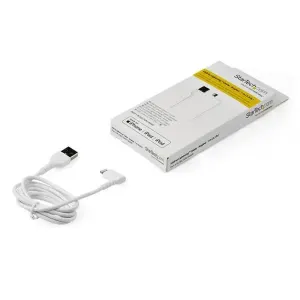 StarTech.com Câble USB-A vers Lightning Blanc Robuste 1m Coudé à 90° - Câble de Charge/Synchronisat…