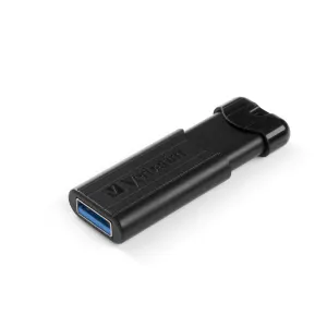 Clé USB 3.2 Verbatim PinStripe - 64Go (Noir)