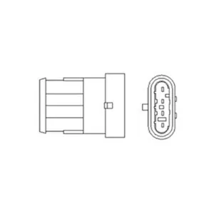 MAGNETI MARELLI Sonde lambda pour FIAT: Marea, Seicento, Brava, Cinquecento, Bravo (Ref: 4660163551…