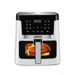 Airfryer 7 L 1800 W 12 Programmes Avec Vitre De Cuisson