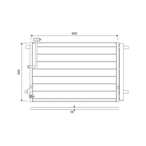 VALEO Condenseur, climatisation pour AUDI: A8 (Ref: 822657)