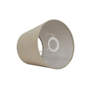 Basic rechte kap, beige, Ø 20 cm - Watt & Veke Basic straight - Designer - Stof