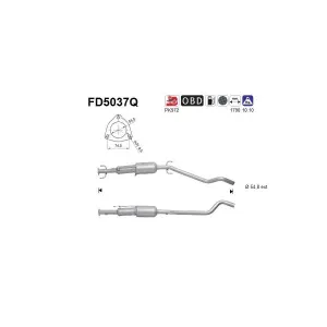 AS FD5037Q Filtre à particules