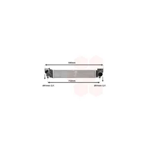 VAN WEZEL Intercooler, échangeur pour MINI: MINI (Ref: 06014700)