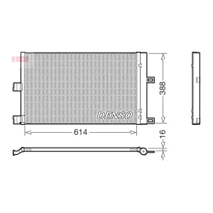 Condenseur, Climatisation Dcn99080 Denso Denso Dcn99080 Tesla