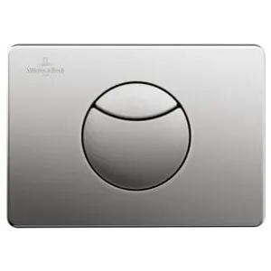 V&B; Plaque de commande ViConnect E100 20,5x14,5x2,2cm, acier inoxydable ; Villeroy & Boch (922485L…