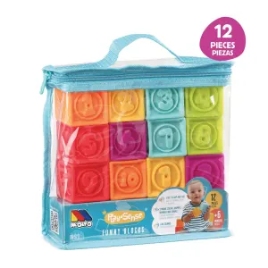 Jeu de Blocs Play&Sense Cubes 12 pcs.