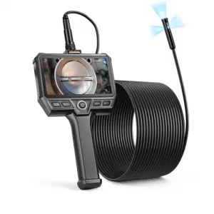 VEVOR Caméra Endoscopique Triple Objectif Endoscope Câble Ultra-rigide 10 m Caméra Inspection pour…