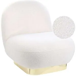 Fauteuil Loviisa Bouclé Blanc