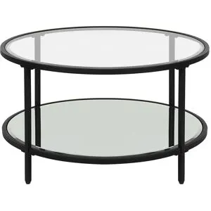 Table Basse Birney Verre De Sécurité Noir