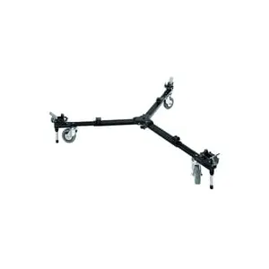 Manfrotto 127vs Variable Spread Basic Dolly Trépied 3 Pieds Noir