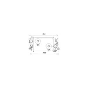 VAN WEZEL Intercooler, échangeur pour OPEL: Meriva (Ref: 37004592)