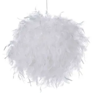 Lampe Suspension Drava Plumes Blanc