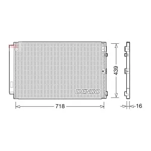 DENSO DCN06009 Condenseur, climatisation