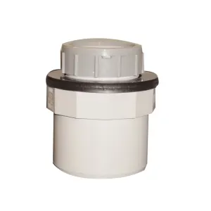 Embout de connexion pvc gris