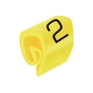 Weidmüller CLI C 1-3 GE/SW 2 MP Bague de marquage Impression 2 Plage de Ø extérieur 2.5 à 5 mm 0252…