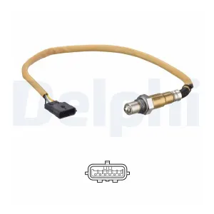 DELPHI Sonde lambda pour DACIA: Sandero, Logan & RENAULT: Clio (Ref: ES21213-12B1)