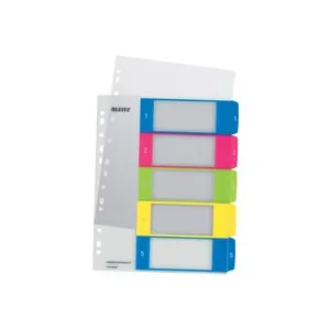 Leitz WOW printbare index, 12 tabs