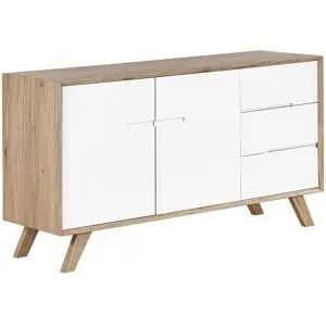 Commode 2 Portes Forester Marron/blanc