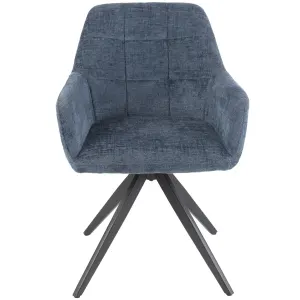 Chaise Design Louna 85cm Bleu