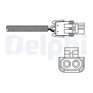 DELPHI Sonde lambda pour RENAULT: Twingo, Clio, Express, Extra (Ref: ES10989-12B1)