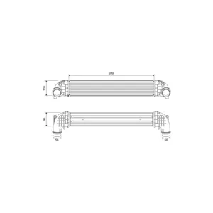 VALEO Intercooler, échangeur pour OPEL: Astra (Ref: 818698)