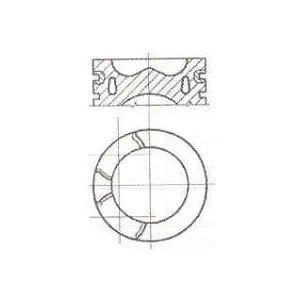 NURAL Piston pour CITROËN: C5, Jumpy, C4, C4 Picasso, C8, C15, Dispatch & LANCIA: Phedra & FIAT: Ul…