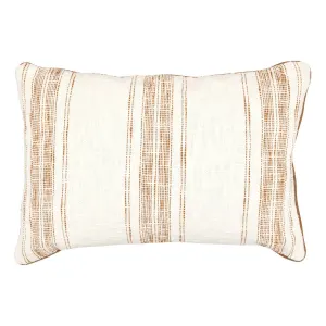 Coussin Déco Sienna 38x58cm Beige Lin
