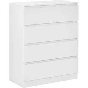 Commode À 4 Tiroirs Winnipeg Blanc