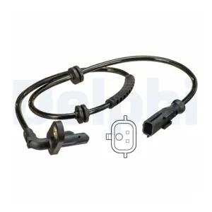 DELPHI Capteur ABS pour RENAULT: Modus, Clio (Ref: SS20601)