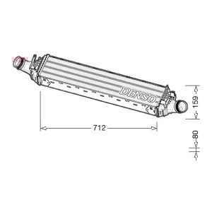 DENSO DIT02038 Intercooler