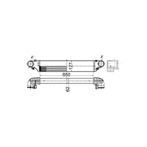 MAHLE CI 505 000S Intercooler