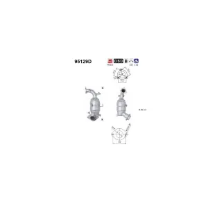 AS 95129D Catalyseur