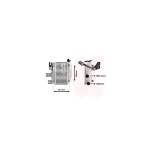 VAN WEZEL Intercooler, échangeur pour TOYOTA: Corolla (Ref: 53014703)