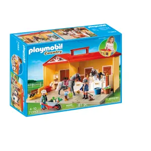 Ecurie transportable PLAYMOBIL