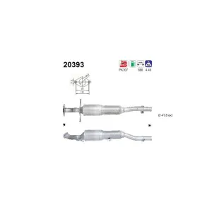 AS Catalyseur pour FORD: Focus (Ref: 20393)