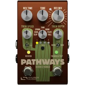 Source Audio Pathways pédale d'effet reverb & tremolo