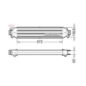 DENSO Intercooler, échangeur pour FIAT: Doblo (Ref: DIT09103)