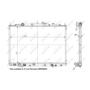 NRF B.V. Radiateur moteur (Ref: 56055)