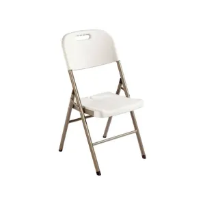 Chaise pliante en polyéthylène - Gris