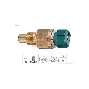 EPS 1.830.548 Sonde de température, liquide de refroidissement couleur blanc, vert