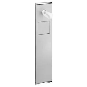 Keuco module WC 2 Plan Integral articulé à droite, chromé / laqué blanc