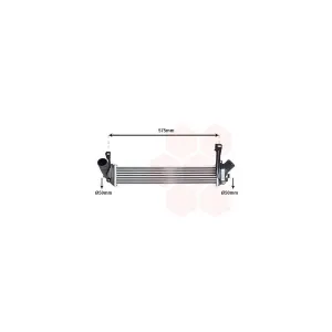 VAN WEZEL 43004346 Intercooler
