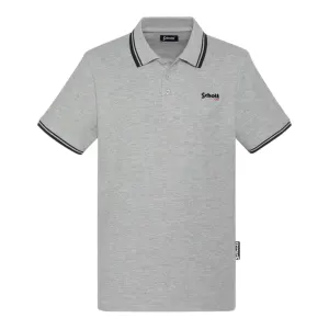 Polo Gris Homme Schott PSWILL2