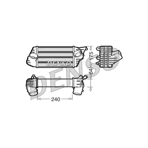 DENSO DIT09120 Intercooler